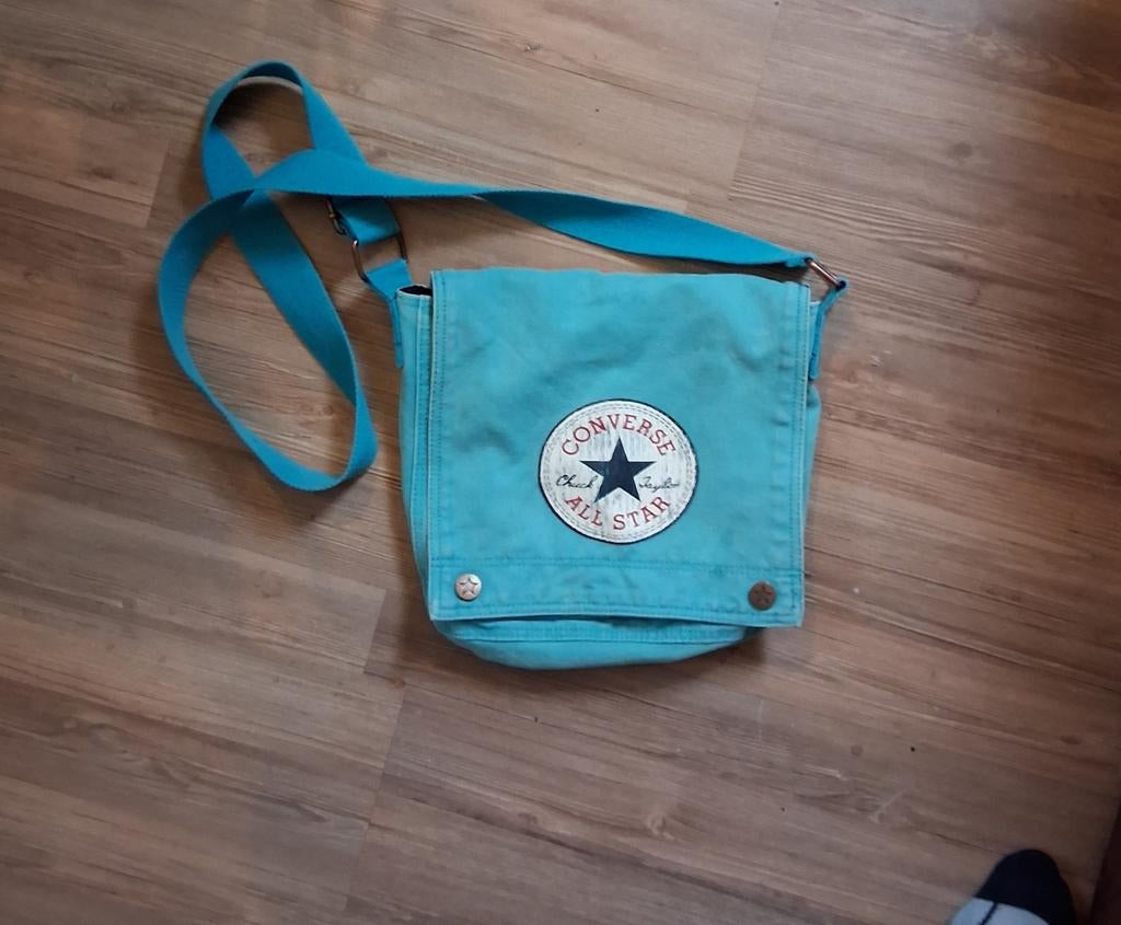 Converse tas - blauw, Ophalen of Verzenden, Zo goed als nieuw, Blauw, Overige merken