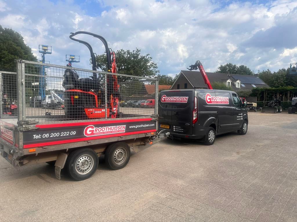 Minigraver/graafmachine met machinist tehuur, Tuin en Terras, Zand, Ophalen, Nieuw, Overige typen