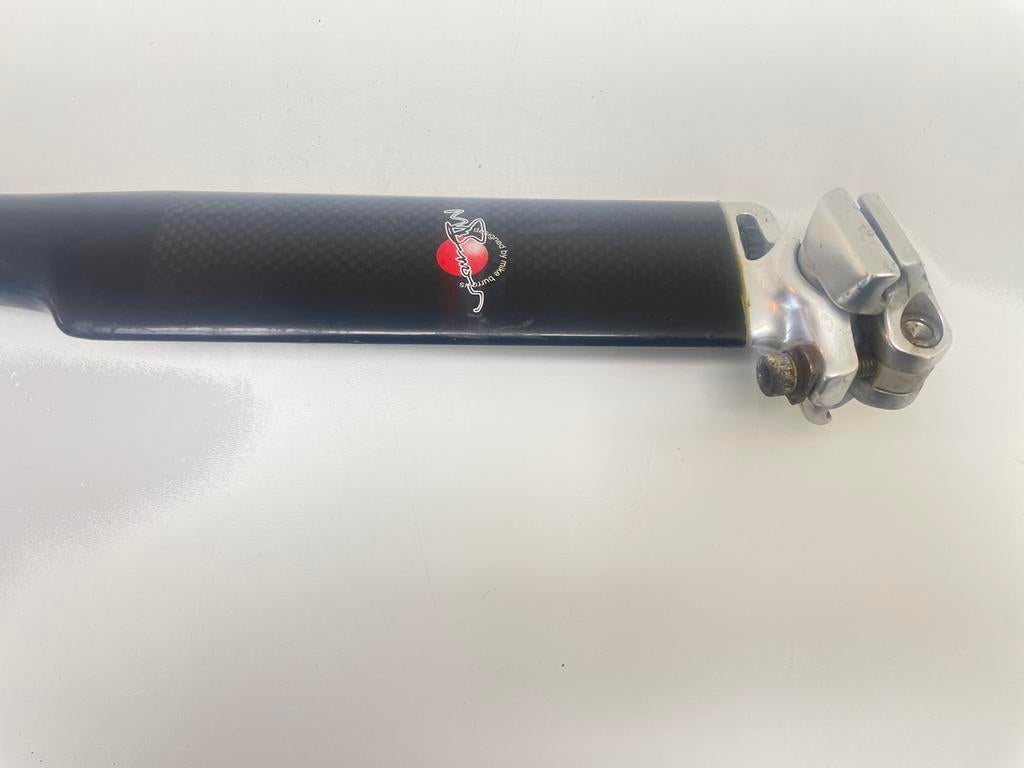 Carbon zadelpen Mike Burrows 27.2 gratis verzending, Ophalen of Verzenden, Zo goed als nieuw, Overige typen