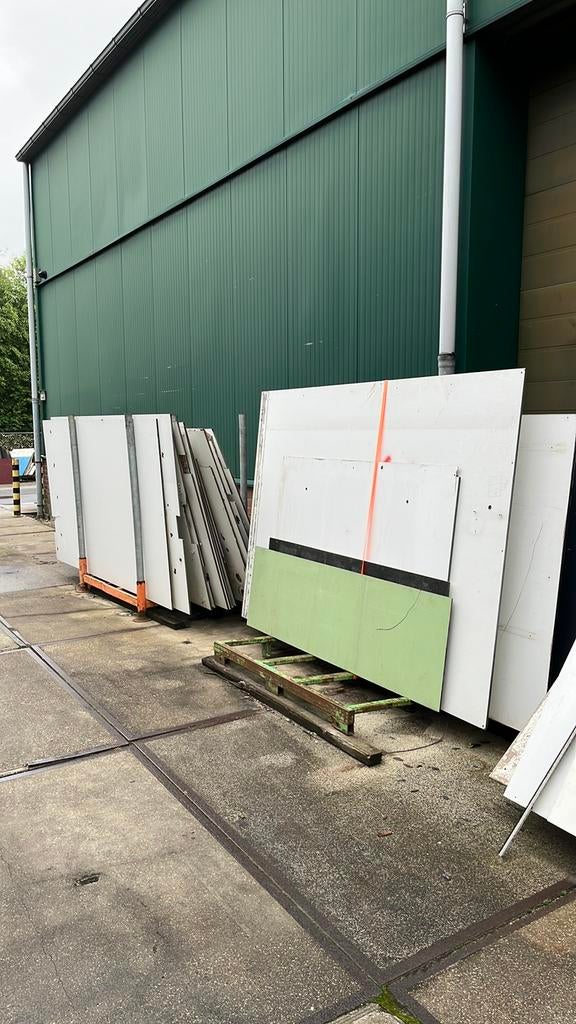 Gebruikt trespa! €15 pm2, Tuin en Terras, Palen, Balken en Planken, Ophalen of Verzenden