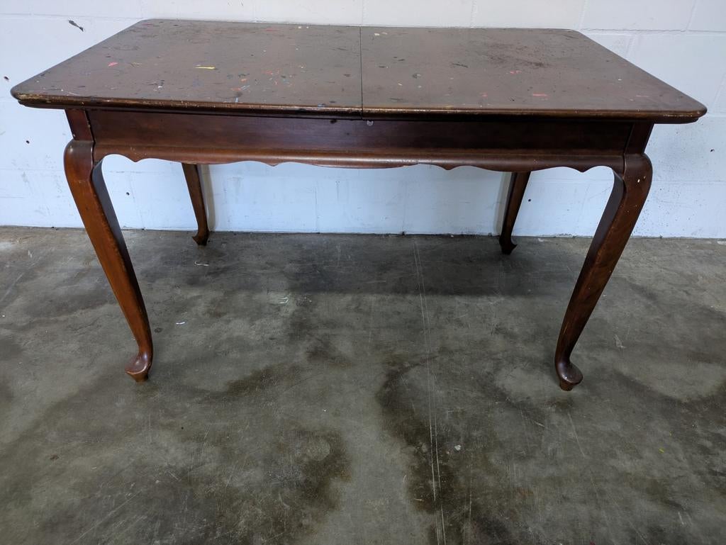 Antieke uitschuiftafel, Ophalen