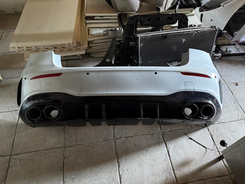 Mercedes a45 s amg achterbumper onderdelen spoiler, Ophalen of Verzenden, Nieuw, Bumper