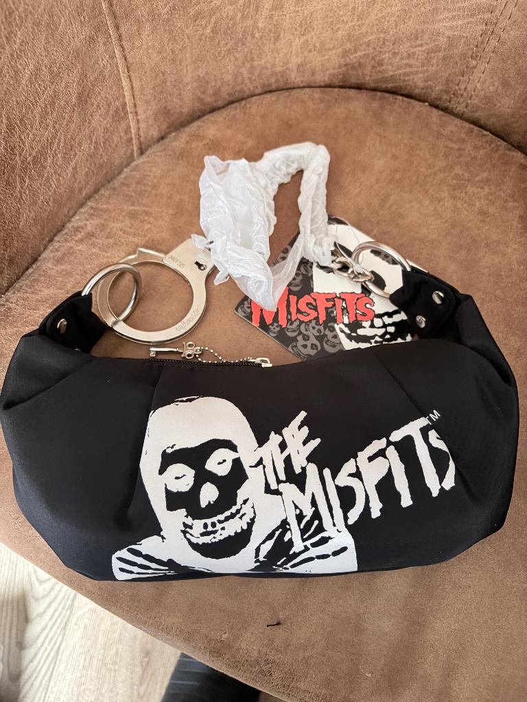The Misfits Handtas Bioworld., Sieraden, Tassen en Uiterlijk, Ophalen of Verzenden, Nieuw, Zwart, Handtas