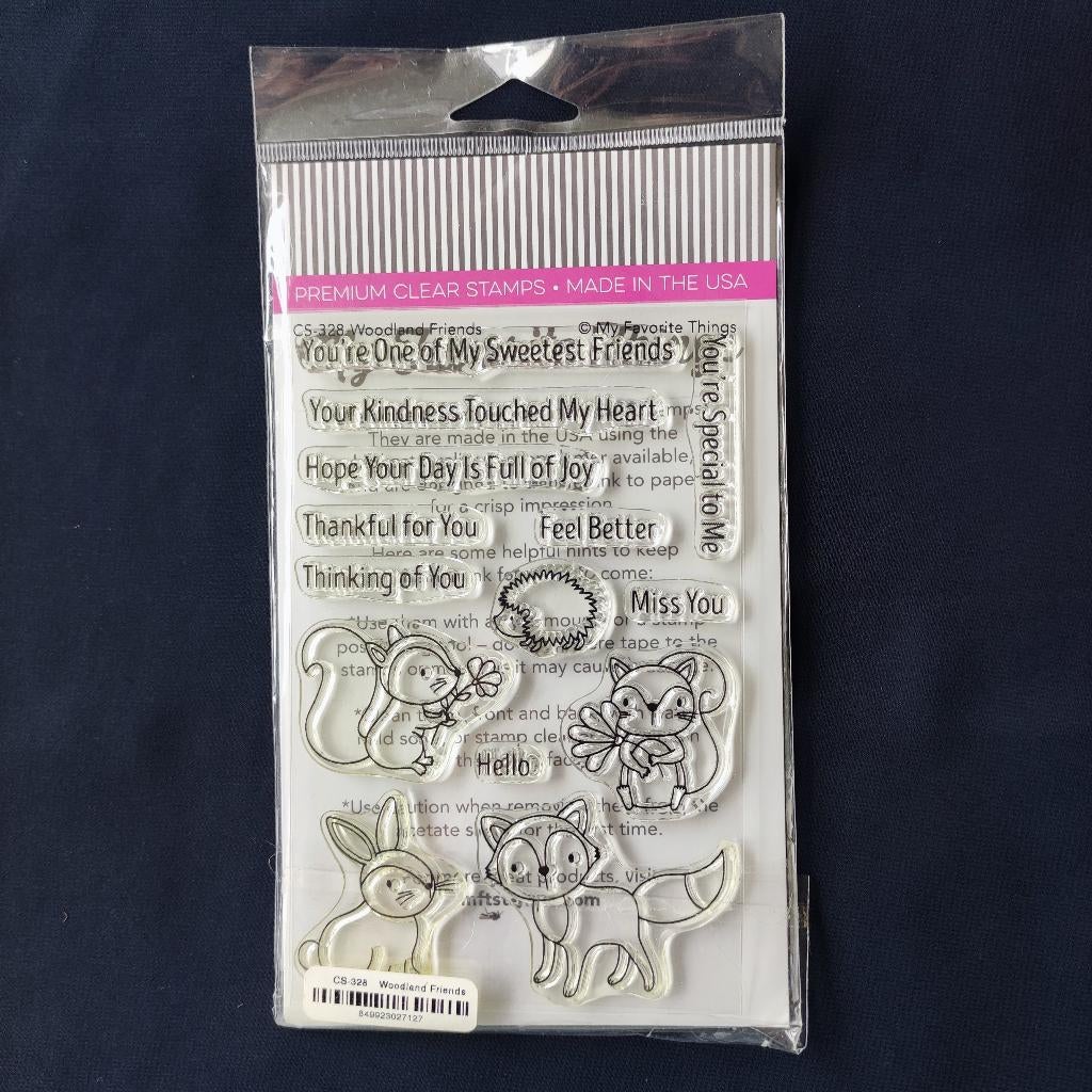 MFT CS-328 Woodland Friends stempel + snijmal, Ophalen of Verzenden, Zo goed als nieuw, Overige thema's, Pons of Mal