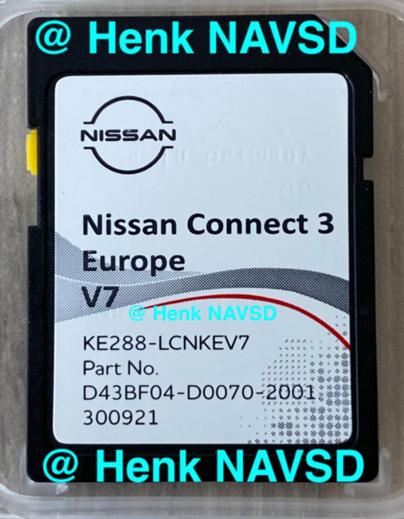 ✅ Nissan Connect 3 SD Kaart V7 Navigatie Update 2022-2023, Computers en Software, Navigatiesoftware, Update, Heel Europa, Nieuw