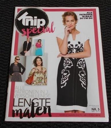 Knipmode bijlage mei 2016 lengte maten 160 cm 172 cm 184 cm, Hobby en Vrije tijd, Kledingpatronen, Verzenden, Zo goed als nieuw