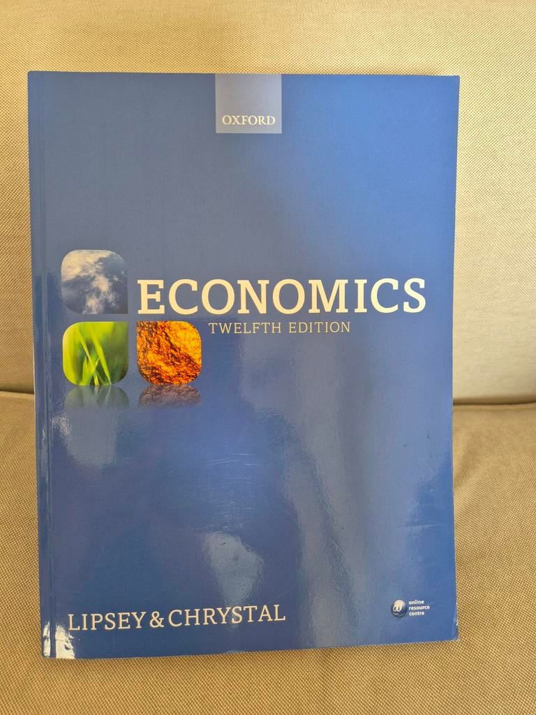 Economics - Lipsey, Chrystal, Boeken, Ophalen of Verzenden, Zo goed als nieuw