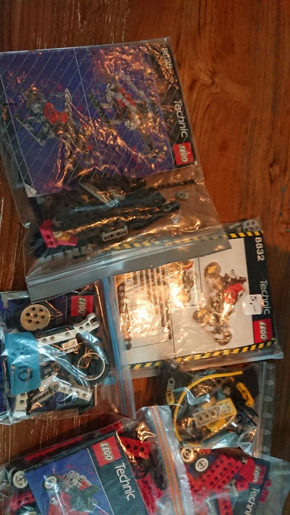 Lego Technic 8207    8226    8810    8815    8825    8832, Ophalen of Verzenden, Gebruikt, Complete set, Lego