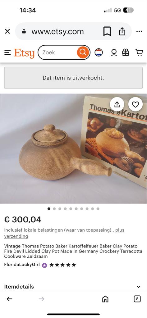 Aardappel stenen pot, Ophalen of Verzenden