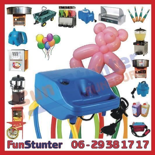 BALLONNENPOMPEN, voor de ballonnenclown, op 230V of accu, Hobby en Vrije tijd, Feestartikelen, Ophalen of Verzenden, Nieuw, Versiering