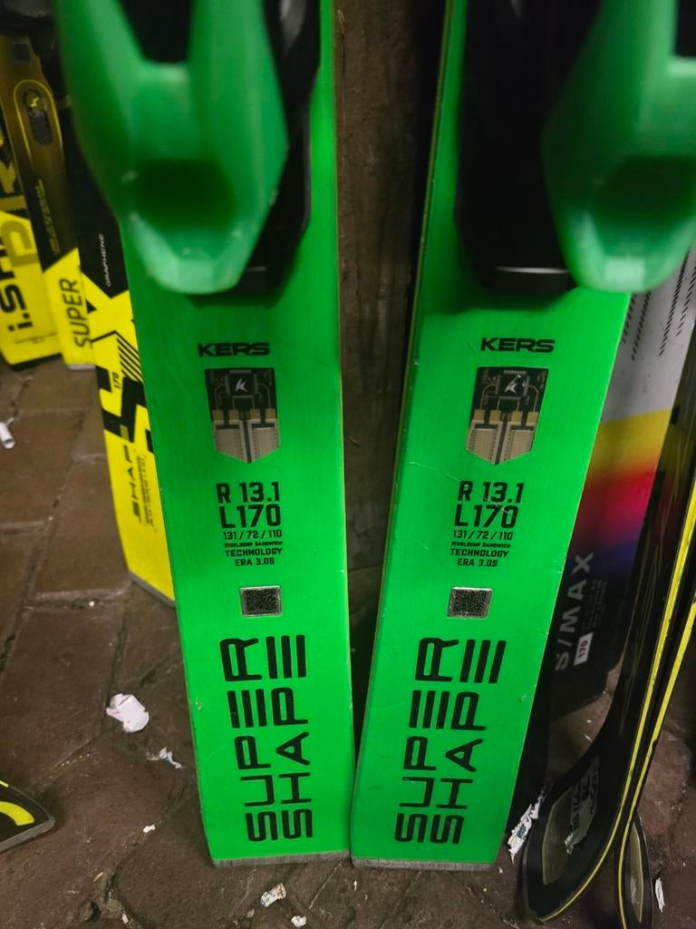 170cm HEAD SUPERSHAPE I.MAGNUM, Sport en Fitness, Skiën en Langlaufen, 160 tot 180 cm, Ophalen of Verzenden, Zo goed als nieuw