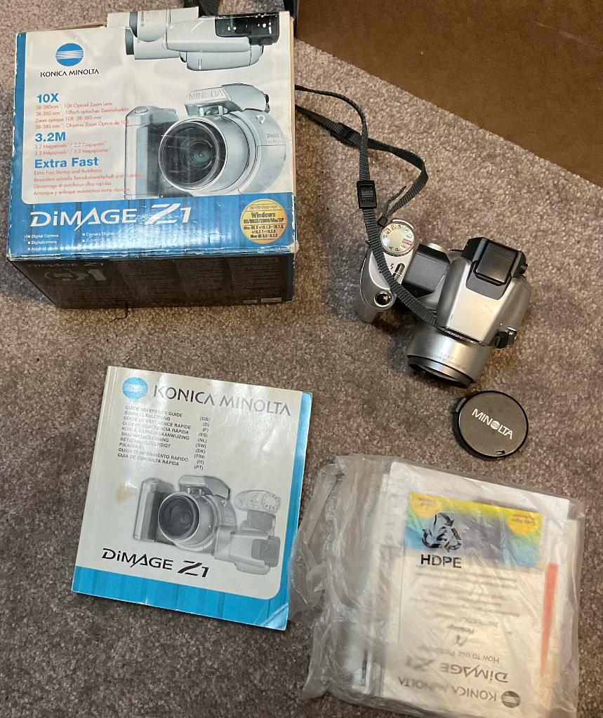 Konica minolta Dimage Z1, Ophalen of Verzenden, Zo goed als nieuw, Konica, 8 keer of meer