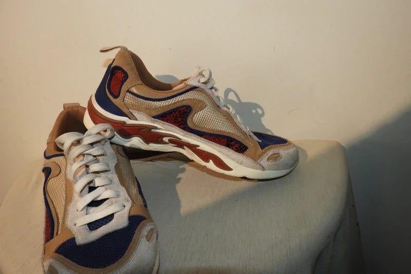 Sandro toffe sneakers vlam zijkant zool kleuren mt 38, Overige kleuren, Verzenden, Sandro, Sneakers of Gympen