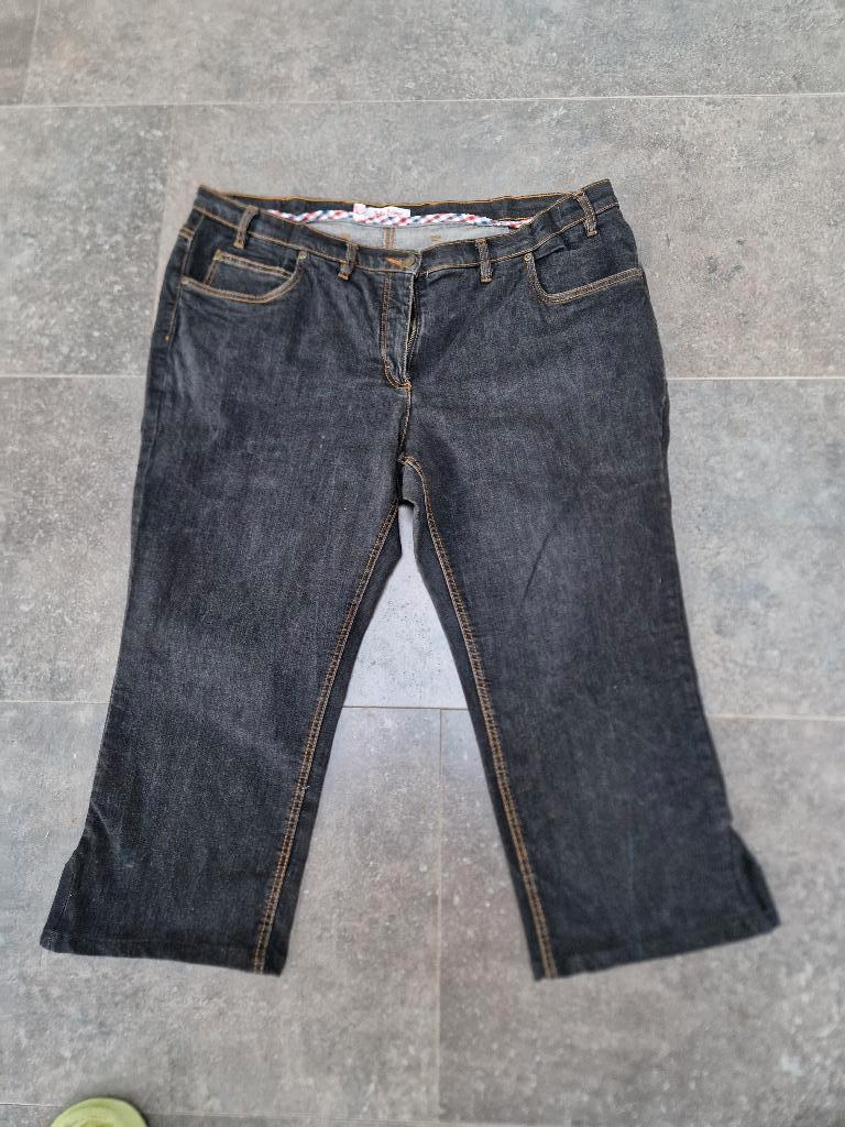 JOHN BANER driekwart jeans, maat 52, Ophalen of Verzenden, Zo goed als nieuw, Broek of Spijkerbroek, John Baner