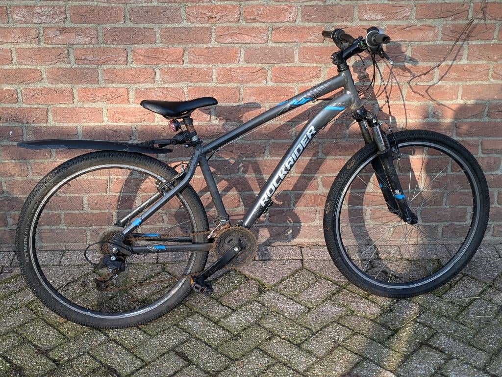 Rockrider jongens mtb mountainbike, Fietsen en Brommers, Fietsen | Mountainbikes en ATB, Gebruikt, Heren, 49 tot 53 cm, Ophalen