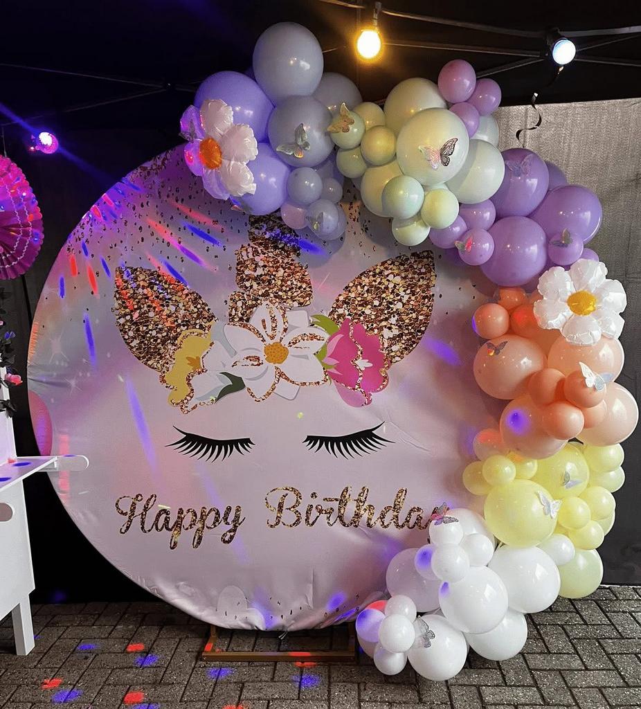 Unicorn backdrop, Hobby en Vrije tijd, Feestartikelen | Verhuur, Ophalen of Verzenden, Zo goed als nieuw