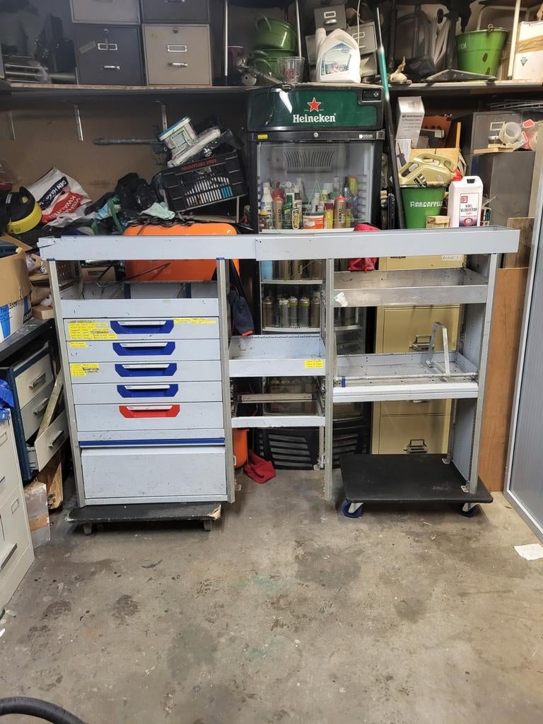 Sortimo bestelbus / bedrijfs inrichting ladekast Opbergrek, Auto diversen, Auto-accessoires, Ophalen of Verzenden, Gebruikt