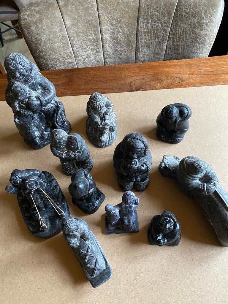 Prachtige Eskimo sculptures, Ophalen of Verzenden, Zo goed als nieuw