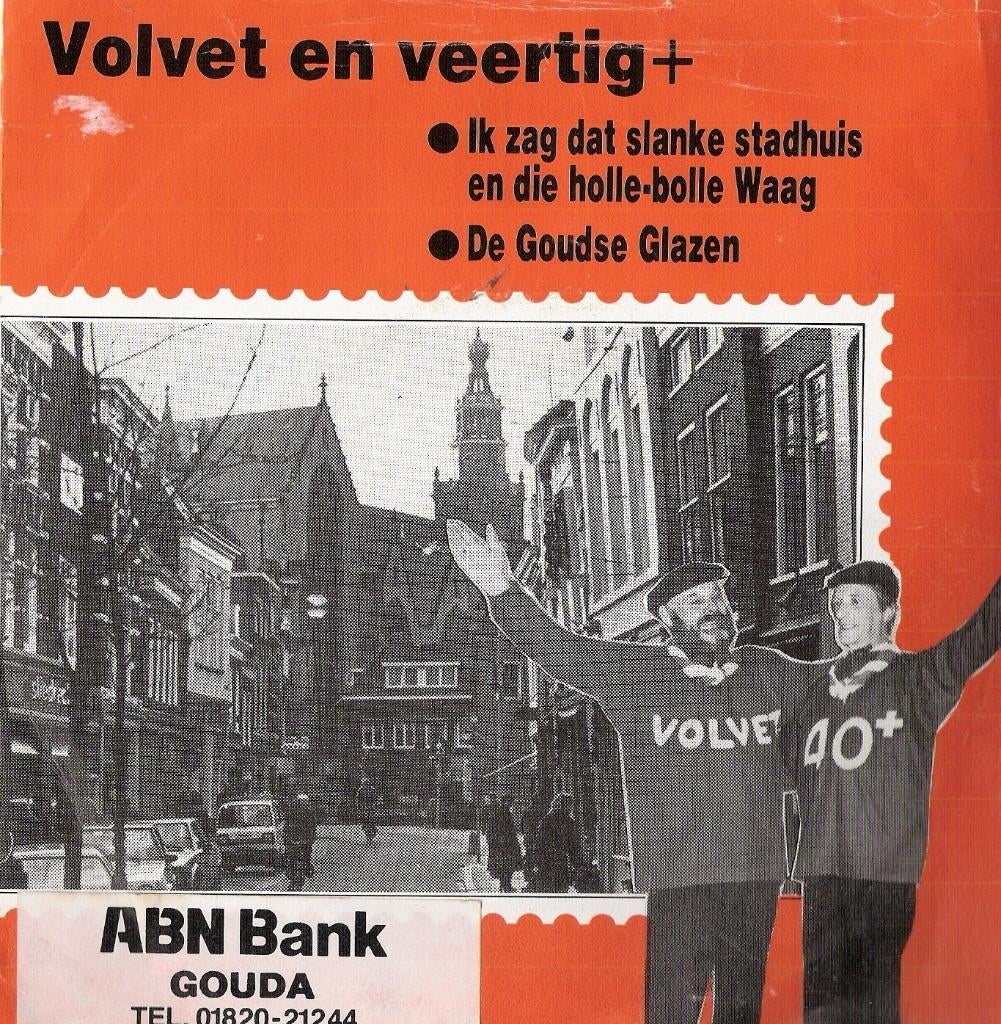 Gouda Zeldzame Reclame single VOLVET/ 40+ -ABN Bank Amro, Ophalen, Gebruikt, Nederlandstalig, Single