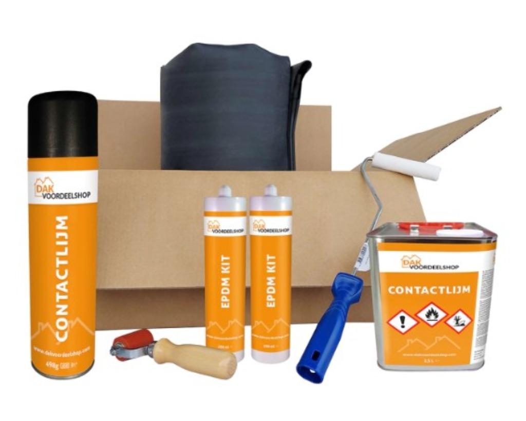 EPDM nog GOEDKOPER! NU vanaf 10,95 per m2! GROTE VOORRAAD, Info@covermaster.nl, Kunststof, Zwart, Nieuw