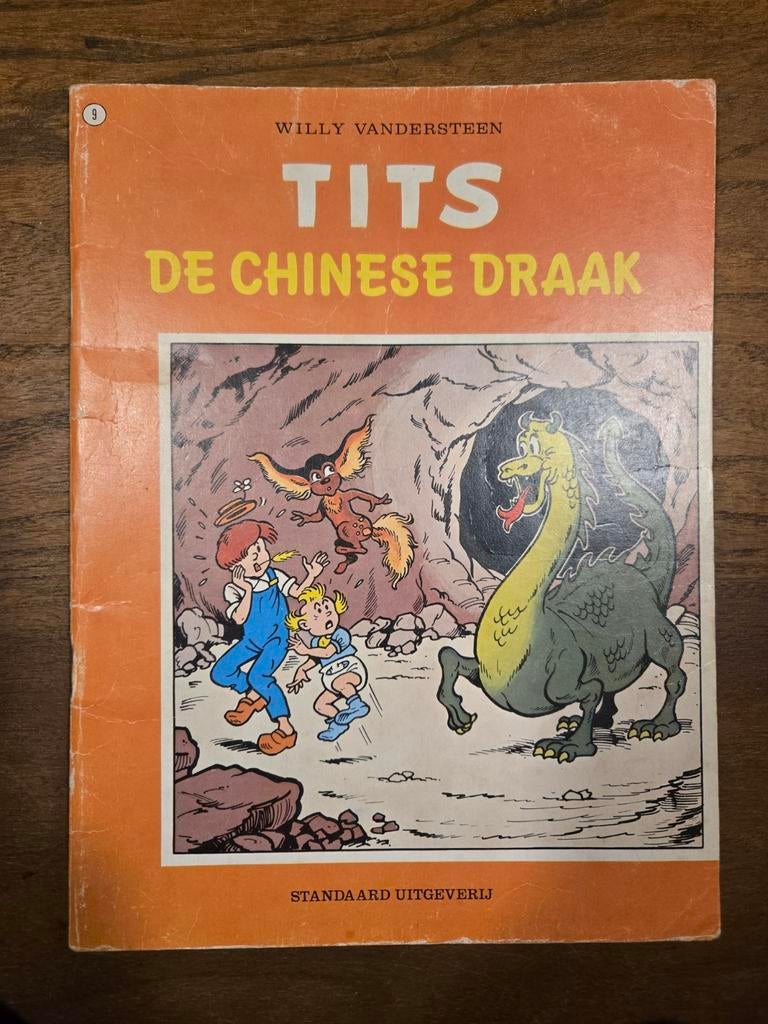 Tits - De Chinese Draak (deel 9), Eén stripboek, Ophalen of Verzenden, Gelezen, Willy Vandersteen