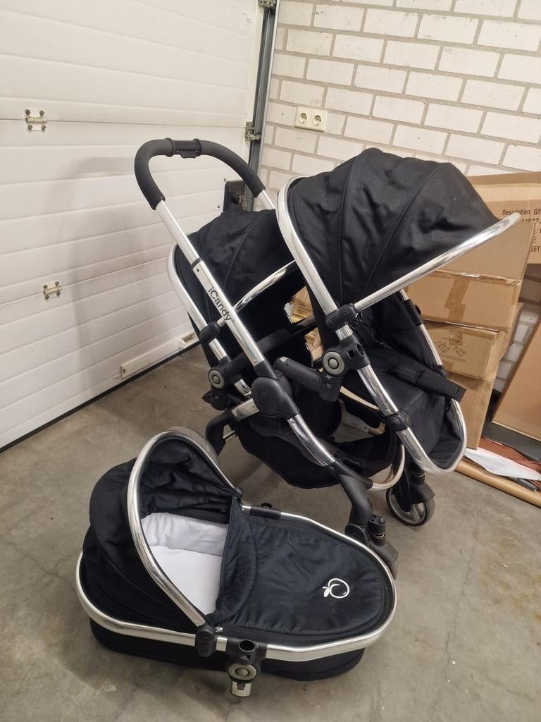 iCandy Kinderwagen - Duowagen, Ophalen, Gebruikt, Overige merken, Verstelbare duwstang