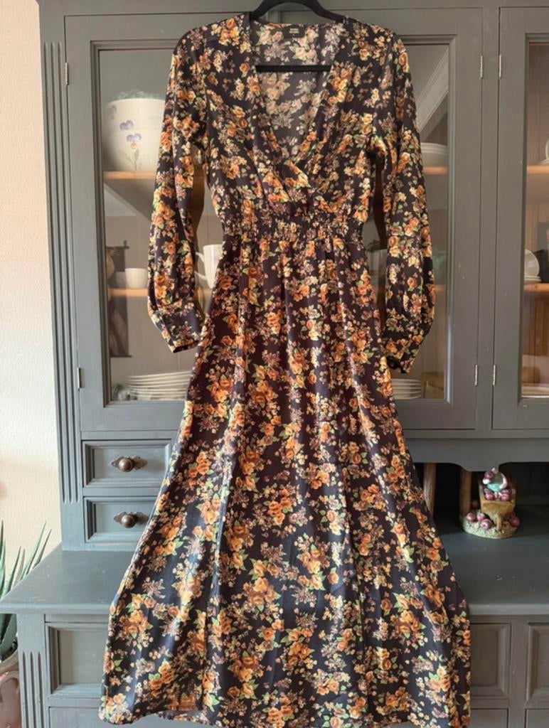 Leuke jurk van Seven Sisters in maat S, Verzenden, Zwart, Zo goed als nieuw, Maat 36 (S)