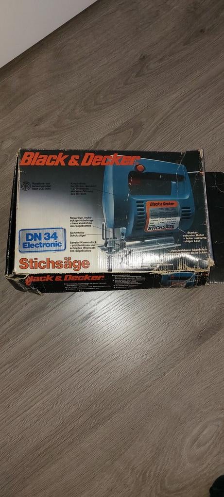 Decoupeerzaag Black & Decker, Ophalen, Gebruikt, Boormachine