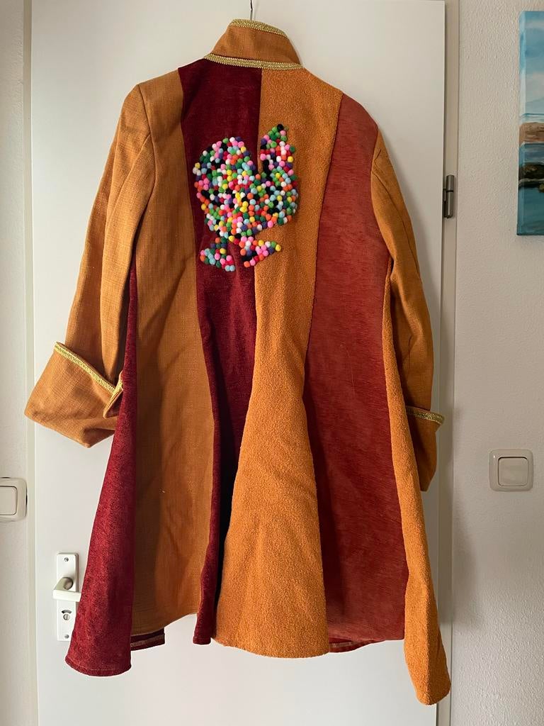 Vastelaovend jas met Jocushaan, Maat 38/40 (M), Carnaval, Ophalen of Verzenden, Zo goed als nieuw