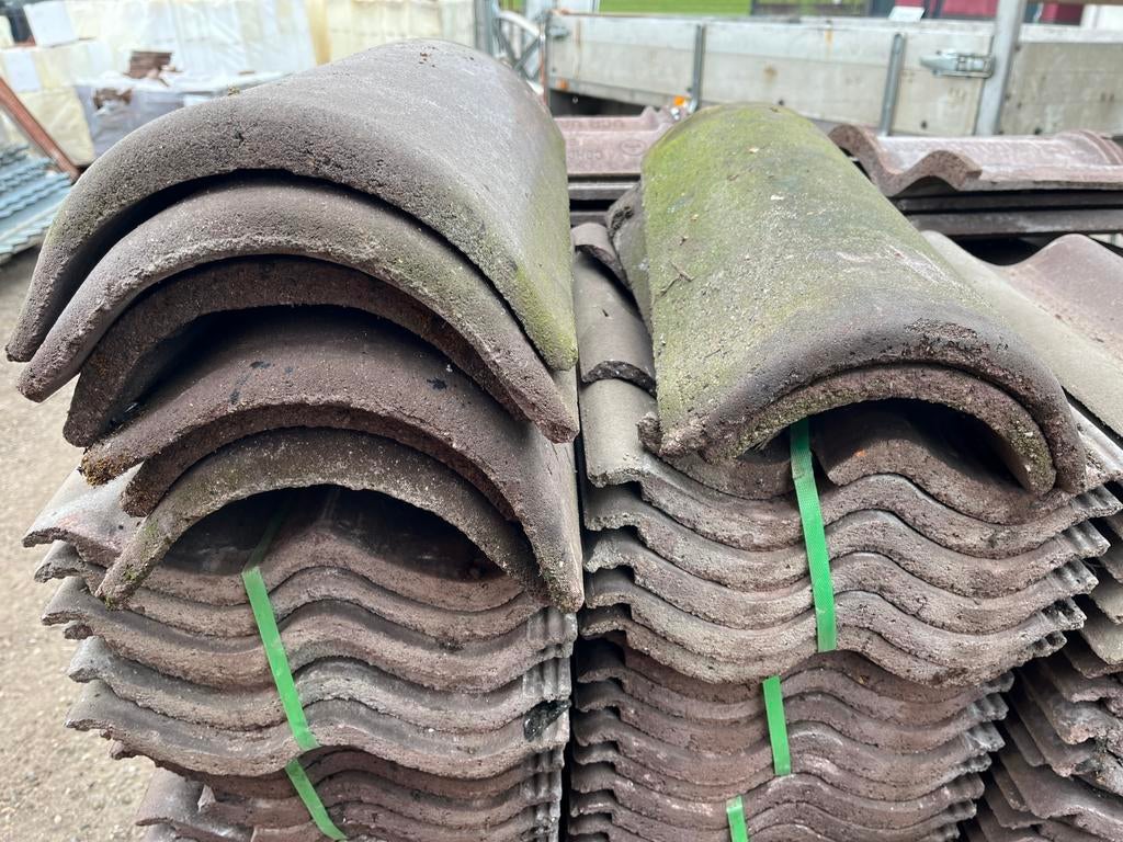 Dakpannen betondakpan, Ophalen, Steen of Klei, Zo goed als nieuw, 15 m² of meer