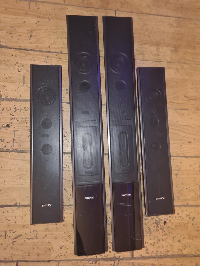 Sony Speakers - Set van 4, Audio, Tv en Foto, Luidsprekers, Ophalen, Gebruikt, Front, Rear of Stereo speakers, Sony