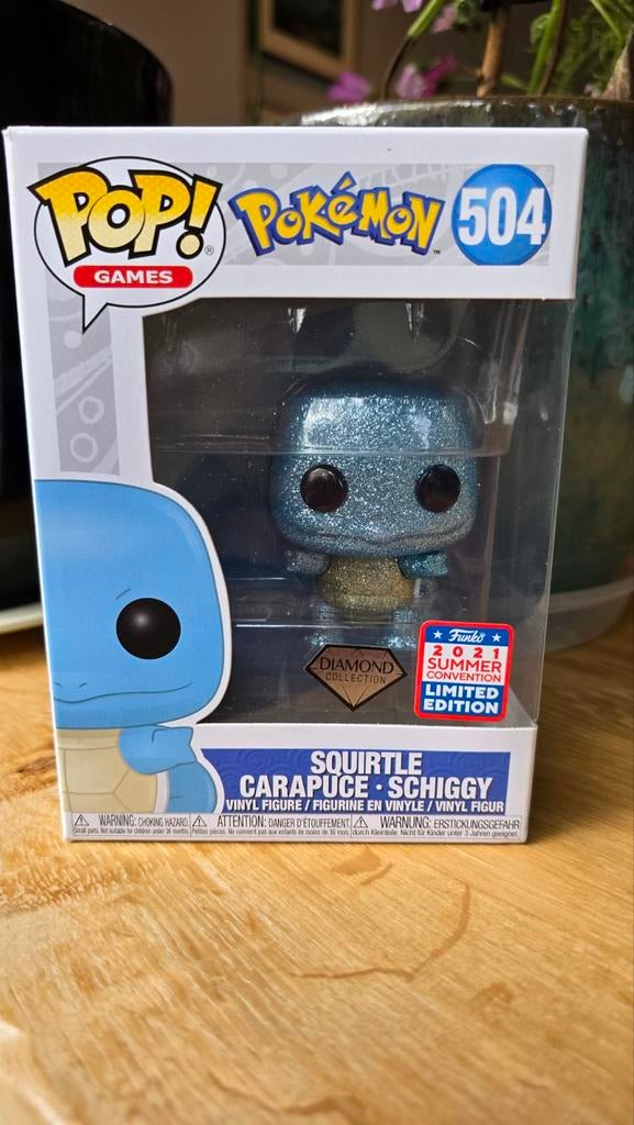 Squirtle Funko Pop! Diamond 504 - Nieuw!, Verzamelen, Ophalen of Verzenden, Nieuw