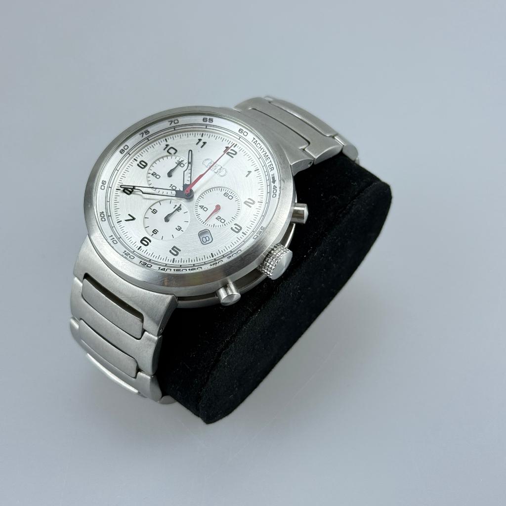 Audi horloge limited edition100900300, Overige merken, Staal, Polshorloge, Ophalen of Verzenden