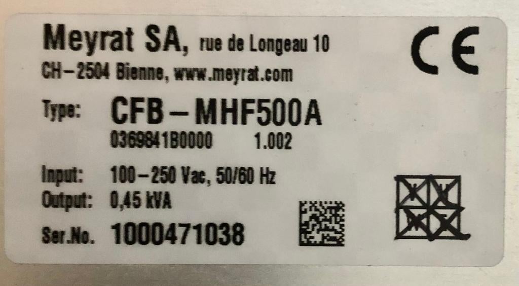 MEYRAT - Frequentieregelaar - CFB-MHF500A, Ophalen of Verzenden, Nieuw