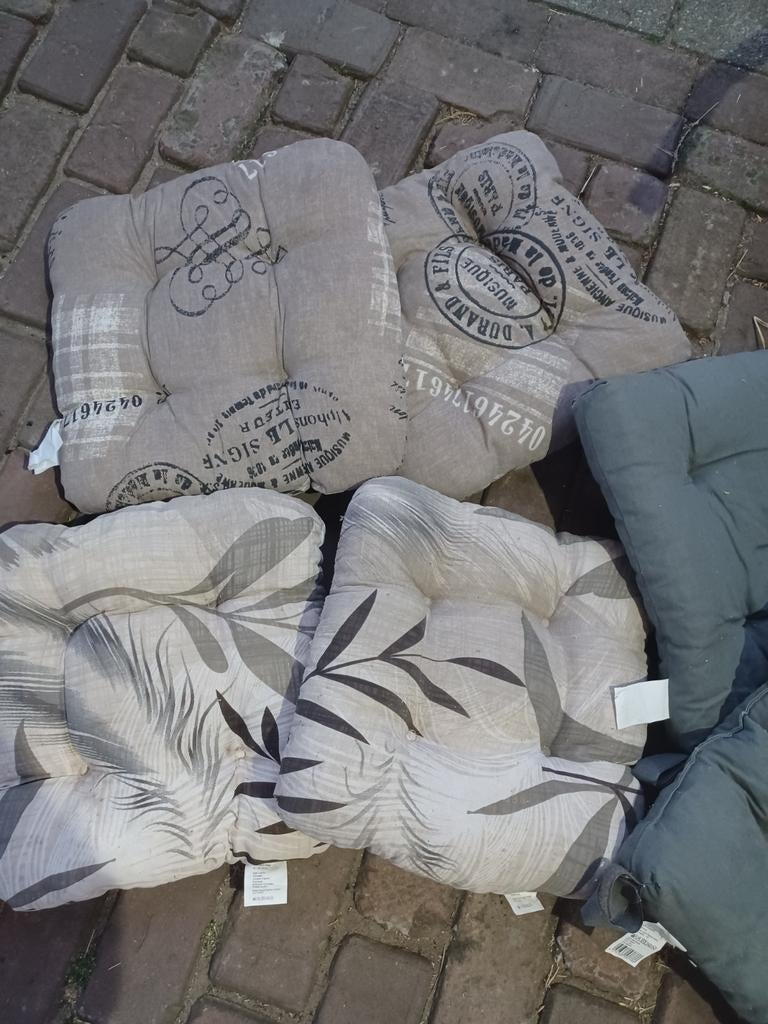 6x loungekussens, Tuin en Terras, Tuinmeubel-accessoires, Ophalen of Verzenden