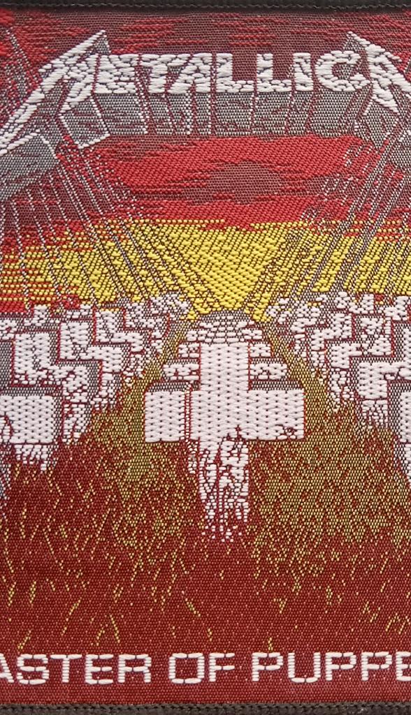 Metallica prachtige  vintage 1986 master of puppets patch 67, Verzenden, Nieuw, Kleding