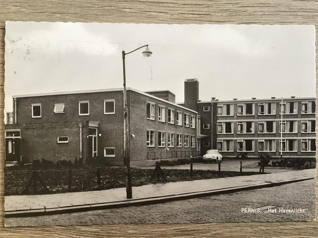 Pernis het Havenlicht ca 1970, Ophalen of Verzenden, 1960 tot 1980, Gelopen, Zuid-Holland
