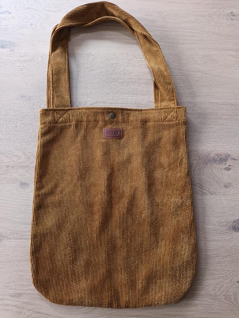 Nieuwe Bykay mom bag rib mustard Brown mombag tas nieuw, Ophalen of Verzenden, Nieuw, Bruin, Shopper