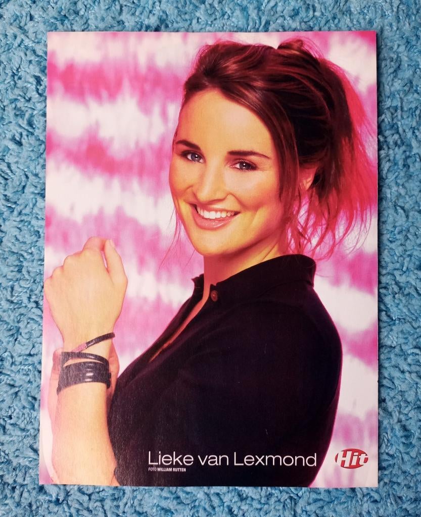 Lieke van Lexmond poster hitkrant, Rechthoekig Staand, A4 of kleiner, Nieuw, Ophalen of Verzenden