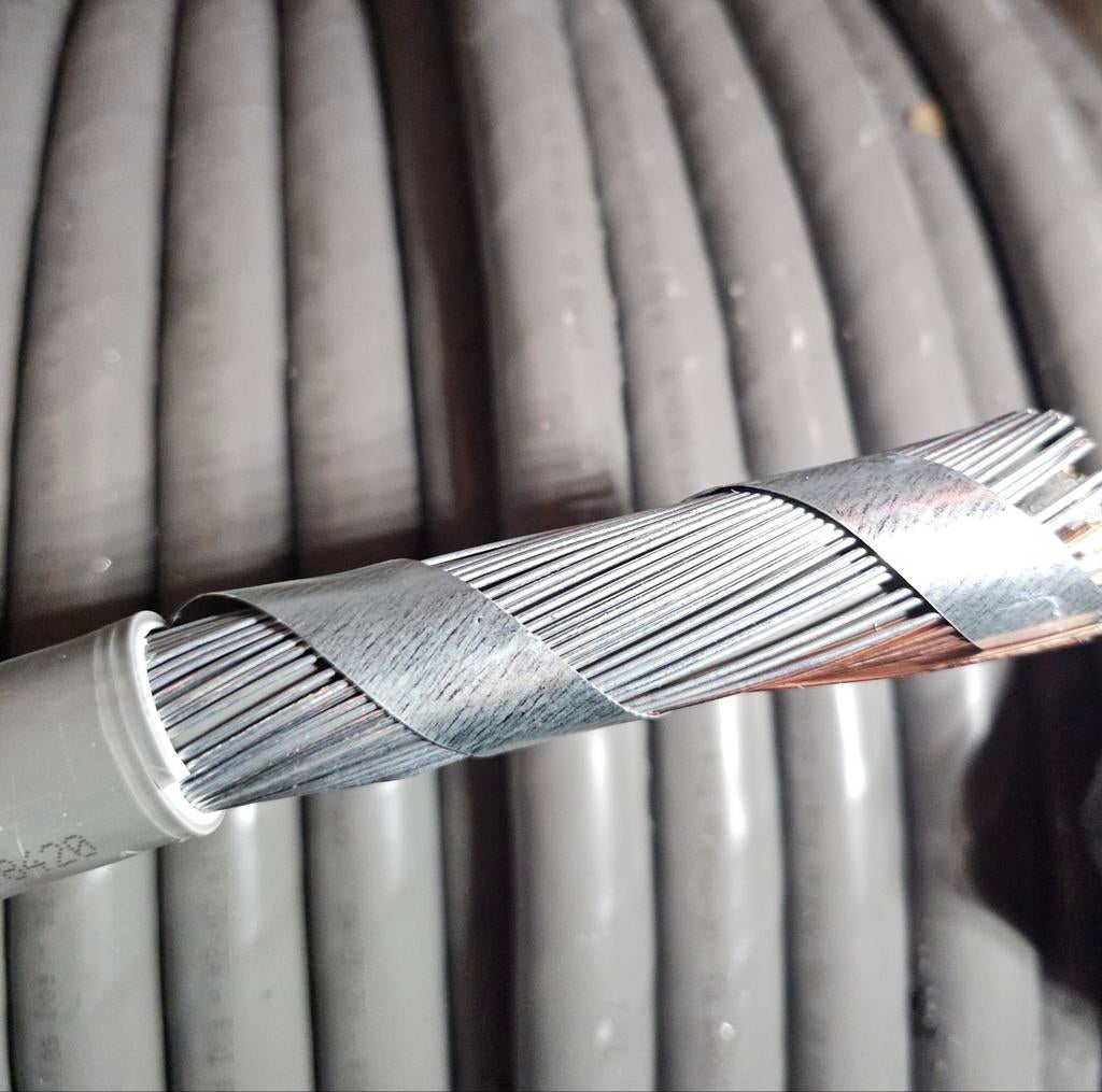 27 Meter DRAKA YMvK-as grondkabel 4X16mm², Ophalen of Verzenden, Nieuw, Kabel of Snoer