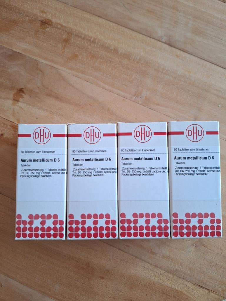 DHU homeopathische Aurum Metallicum D6 tabletten, nieuw!, Diversen, Verpleegmiddelen, Nieuw, Ophalen of Verzenden