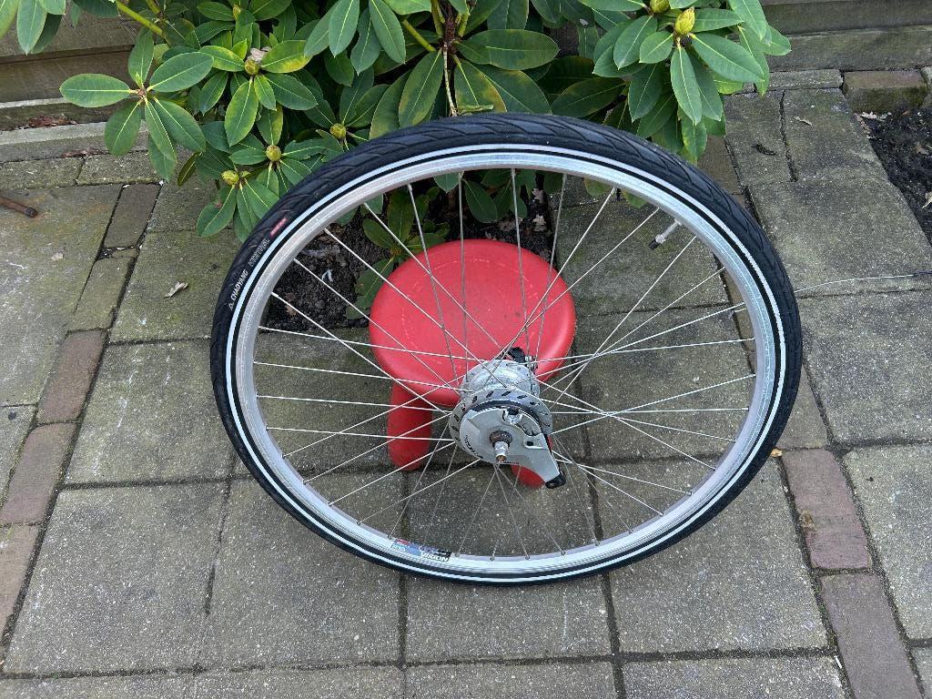 tk:Achterwiel 28 inch 7 NEXUS versnellingen rollerbrakes, Ophalen of Verzenden, Gebruikt, Shimano Nexus