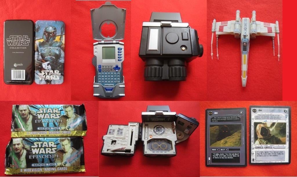 Star Wars Cards, Communicator, Micro Machines, pennendoos, Ophalen of Verzenden, Zo goed als nieuw, Overige typen