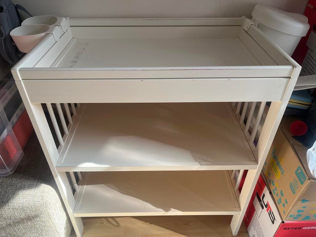 Gebruikte verschoningstafel met accessoires, Gebruikt, 50 tot 70 cm, Ophalen of Verzenden, 75 tot 100 cm