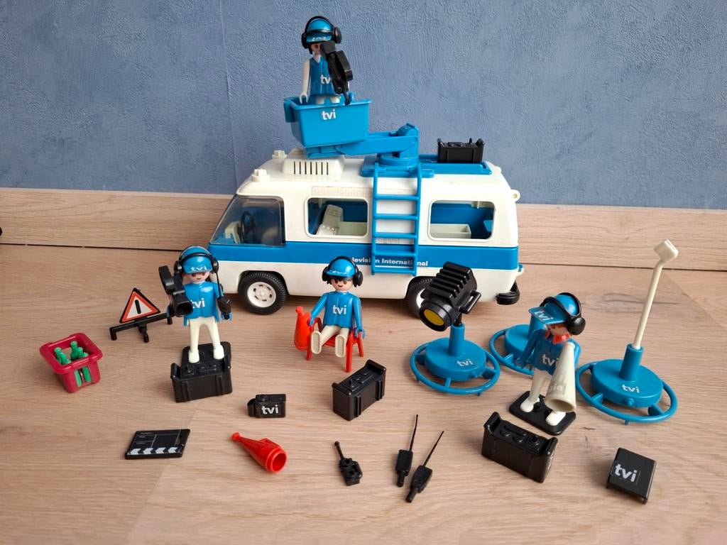 Playmobil jaren '80 - 10 sets met auto's en poppetjes, Ophalen of Verzenden, Gebruikt
