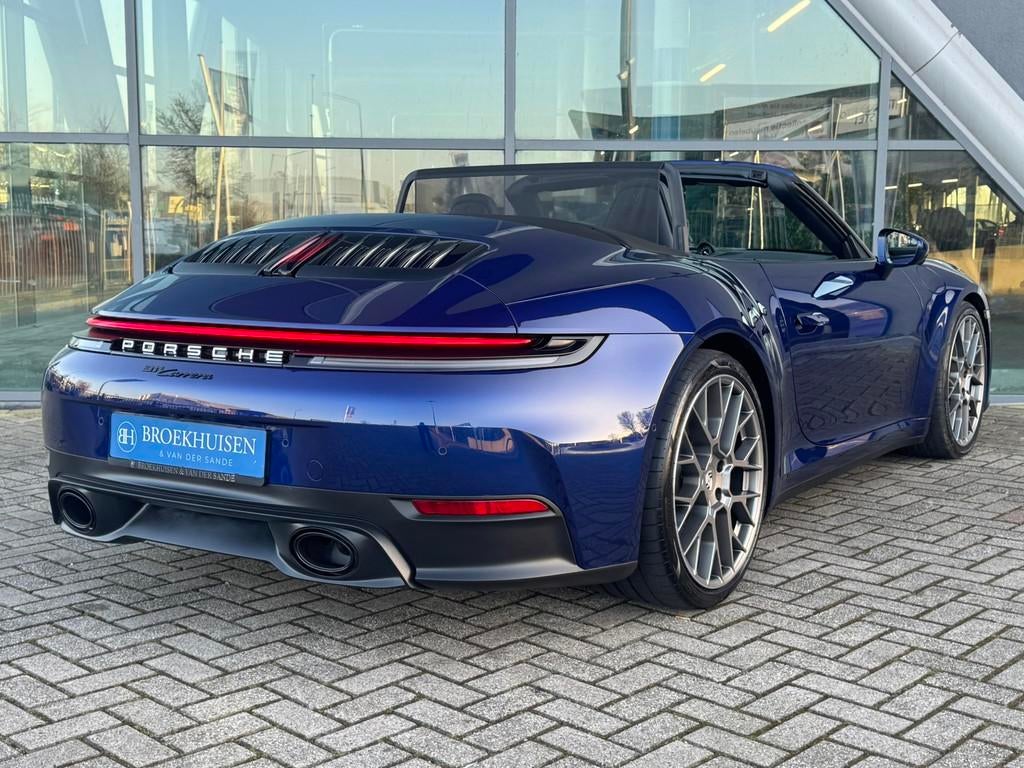 Porsche 911 Cabrio 3.0 Cabrio Carrera 395pk Stoelventilatie, Auto's, Automaat, Achterwielaandrijving, Gebruikt, Zwart