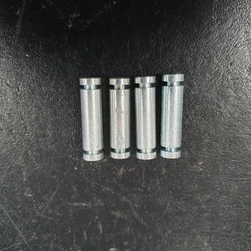 4x Almawood metalen schappendragers, plankendragers, legbor, Niet ingevuld, Gebruikt, Niet ingevuld, Niet ingevuld