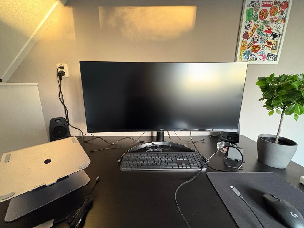 LG 34wq75c-b Ultrawide Monitor 34 inch, Computers en Software, Monitoren, Nieuw, 61 t/m 100 Hz, DisplayPort, Gaming, Ultrawide