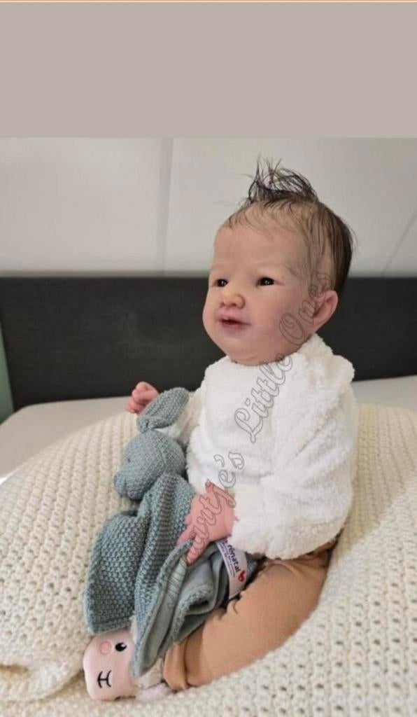 Kimmie, rebornpop,  prototype, uniek., Verzamelen, Ophalen of Verzenden, Zo goed als nieuw, Pop, Levensecht of Reborn