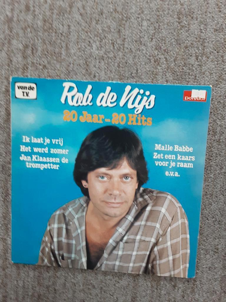 vinyl lp Rob de Nijs 20 jaar-20 hits, Cd's en Dvd's, Ophalen of Verzenden, Gebruikt, 12 inch, Pop